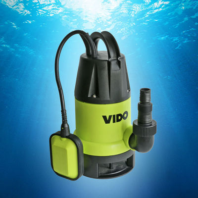 133L/Min 0.5HP Sewage Submersible Pump，10-meter heat resistant rubber cord