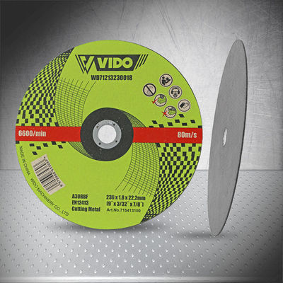 230x1.8mm Cutting Metal Disc  For VIDO Angle Grinder，Thin cutting disc with 2 levels glass fiber grid, safe and reliable