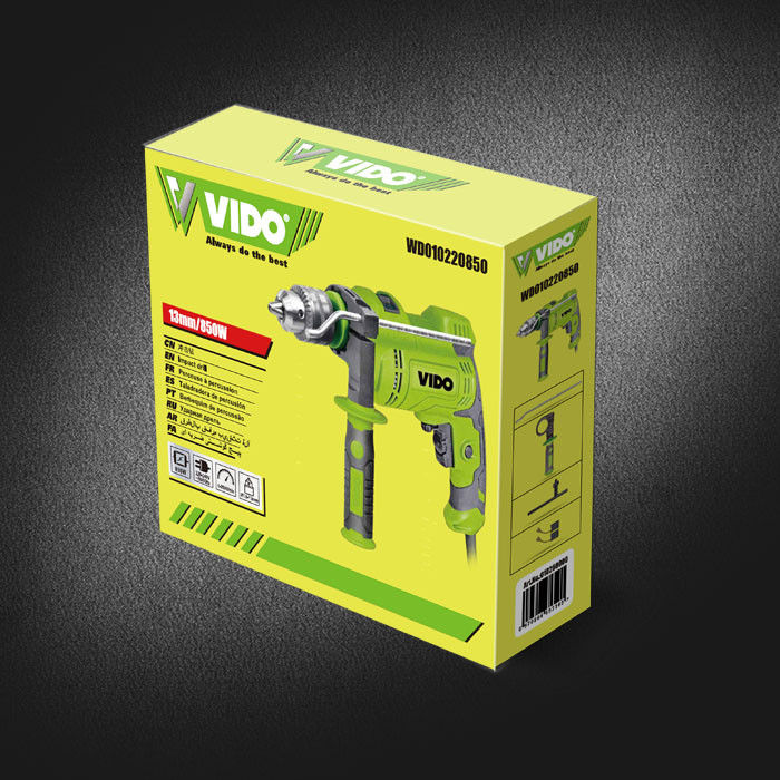 850W Impact Drill Power Tools,electric drill,13mm Chuck 2800/Min,The 13mm key chuck is stable.