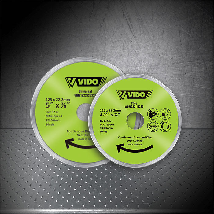 180x22.2mm Diamond Wet Cutting Disc, for tile cutting, and also concrete materials.